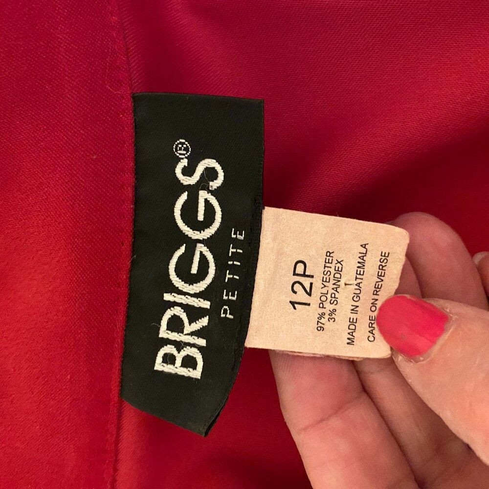 red zip jacket, 12P